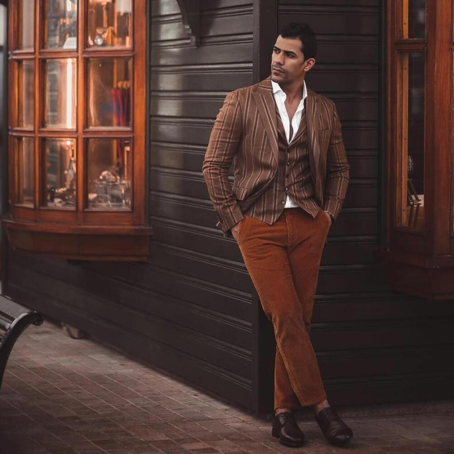 テーラードジャケット ストライプ 茶色 ブレザー メンズ タイト スリムフィット ジャケパン 秋 冬 春 大きいサイズも入荷 ビジネスジャケット Polimpier6698cha Bin 1 Limitedヤフーショップ 通販 Yahoo ショッピング