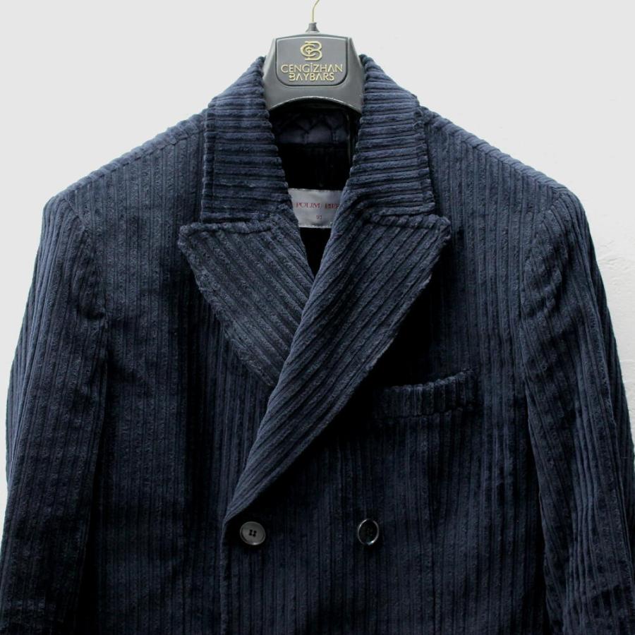 美品 DOPPIAA ネイビー チェスターコート 46 trim_ofkss_item99357aee9f1f11e