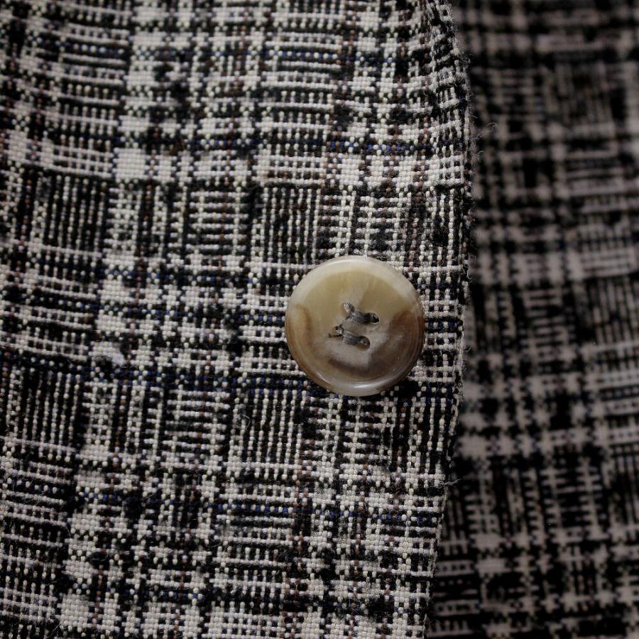 ツイード テーラードジャケット チェック ブレザー メンズ ジャケパン