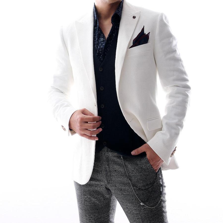 コーデュロイ テーラードジャケット シングル ブレザー メンズ 白 ビジネスジャケット タイト スリムフィット ジャケパン 秋 冬 ビジネスジャケット Polimpier6721shiro Bin 1 Limitedヤフーショップ 通販 Yahoo ショッピング