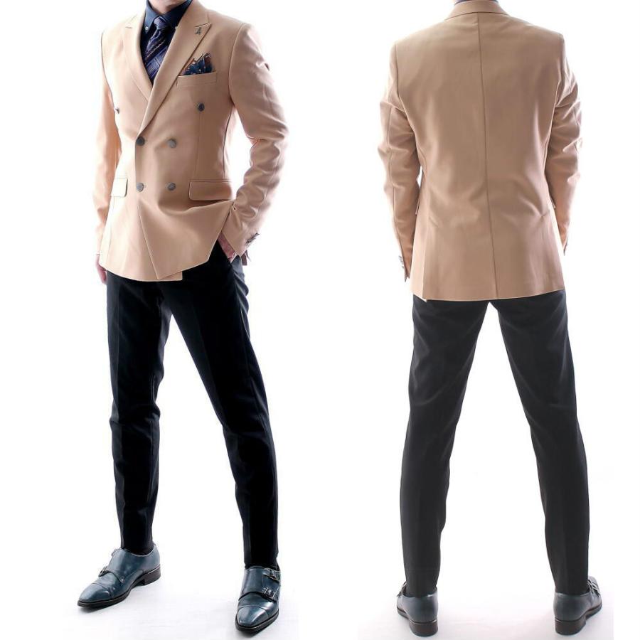 【美品】ブレザーズバンクドットコム・テーラードジャケット・段返り　アンコン ◇オンラインストア限定◇コンバットウール 段返り3釦ブレザー