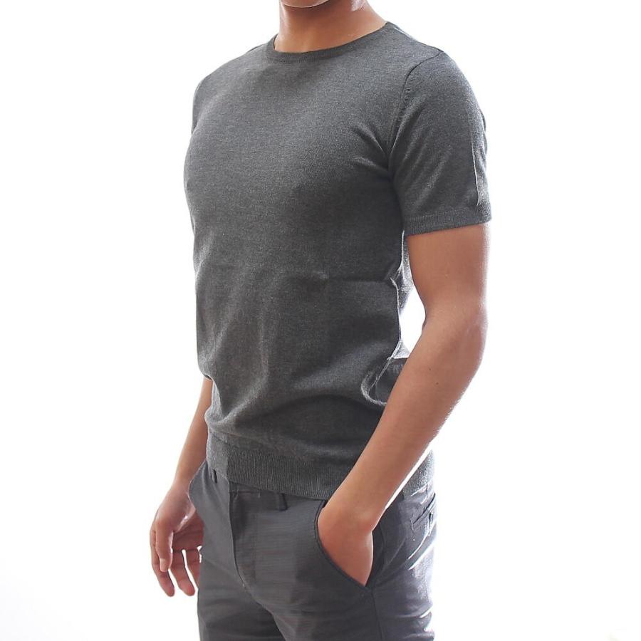 サマーセーター サマーニット 半袖ニット メンズ 黒 グレー ベージュ 紺 カーキ 父の日 プレゼント Polimpier7050 Bin 1 Limitedヤフーショップ 通販 Yahoo ショッピング