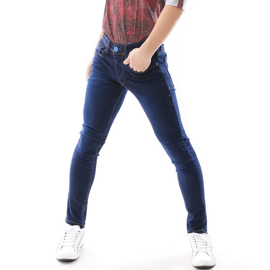 スーパースキニー デニム メンズ ジーンズ ストレッチ やや薄地 ブルー Redcode5596ao Bin 1 Limitedヤフーショップ 通販 Yahoo ショッピング