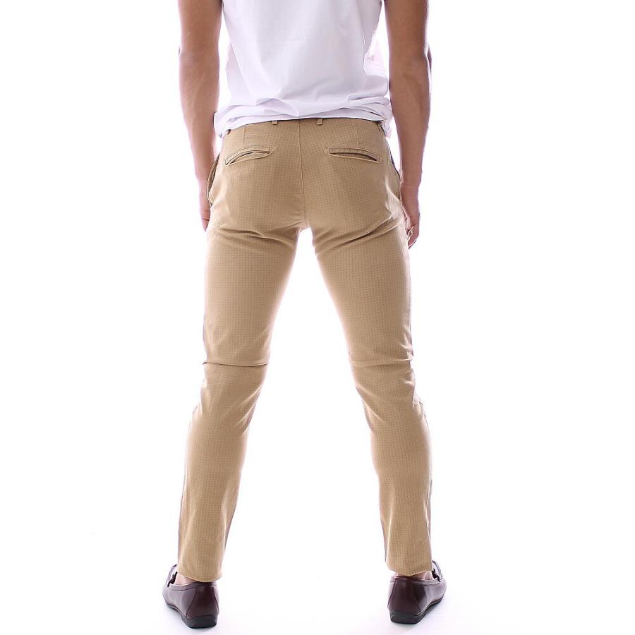 チノパン メンズ ストレッチ ノータック ベージュ アイボリー 大きい