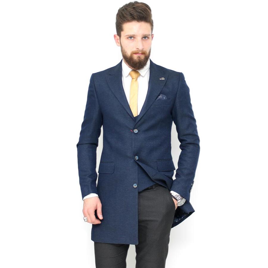 ☆新品、タグ付き　ジャーナルスタンダード　チェスターコートMサイズ　紺アウター☆ ☆新品、タグ付き ジャーナルスタンダード チェスターコートM