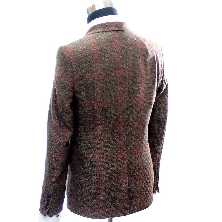 アーバンリサーチ テーラード ジャケット 金ボタン チェック柄