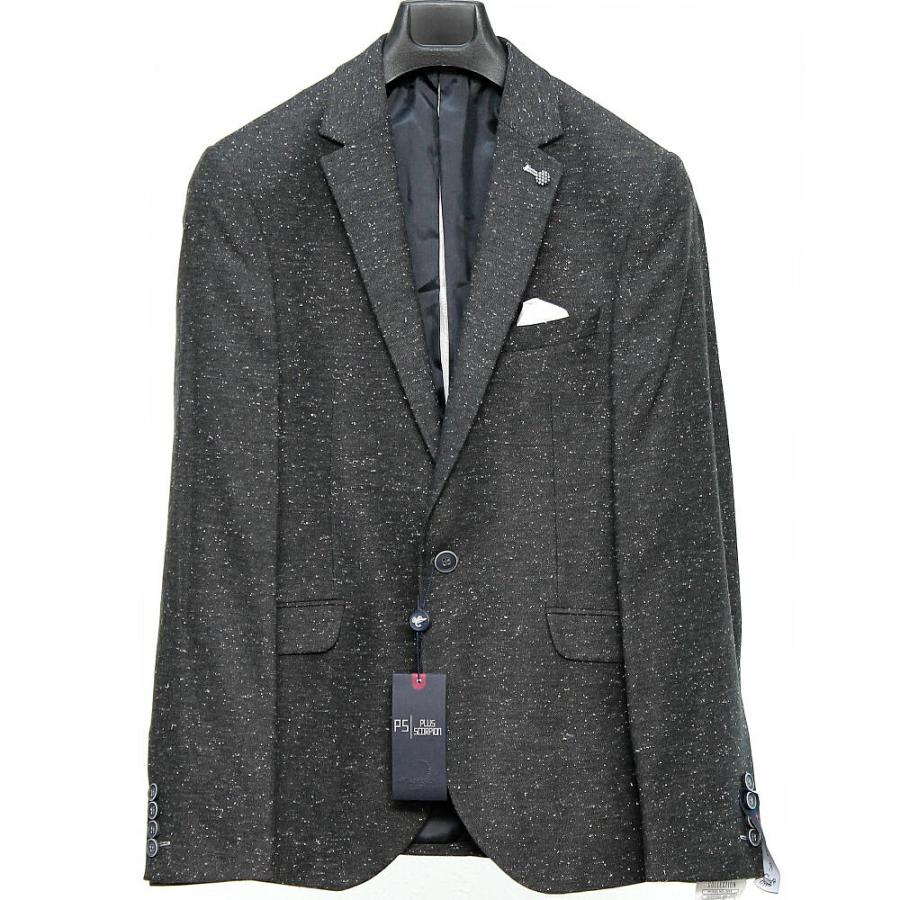 グレー ビジネスジャケット ウール混紡 テーラードジャケット ブレザー メンズ グレー ビジネス ジャケパン