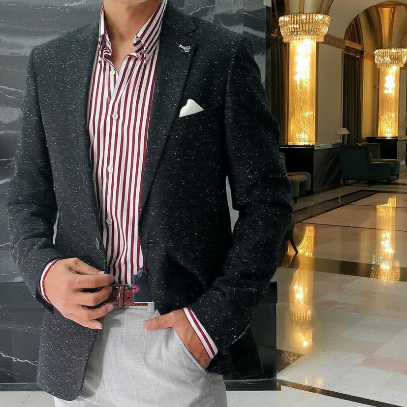 テーラードジャケット ブレザー メンズ ネップ ツイード