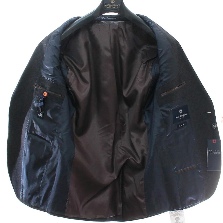 RUFFO レザーテーラードジャケット 総裏 センターベント 茶色/CW149