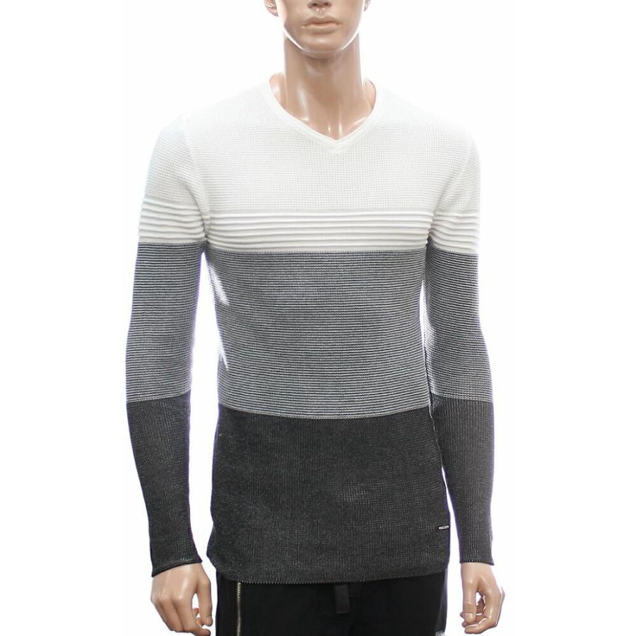 ｖネック ニット セーター 薄地 秋冬春 リブニット メンズ 白 黒 Wear15 Bin 1 Limitedヤフーショップ 通販 Yahoo ショッピング