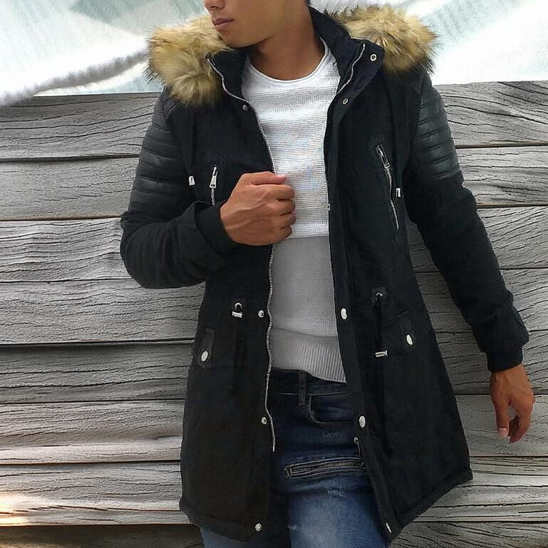 モッズコート ハーフコート 裏ボア メンズ バイカーディテール カーキ