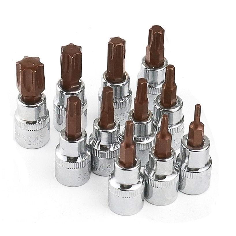 トルクス ビットソケット 単品 T10/T15/T20/T25/T27/T30/T40/T45/T50 