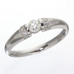 【アウトレット品】 プラチナ0.2ctダイヤリング デザインリング（PT900指輪）185187 7号 【EI8157353066】(28552円)