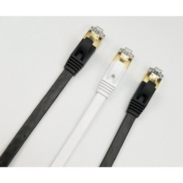 LANケーブル CAT7 30mフラット 10ギガ対応 シールドケーブル 薄型 金メッキ コネクタ ツメ折れ防止｜binetto｜04