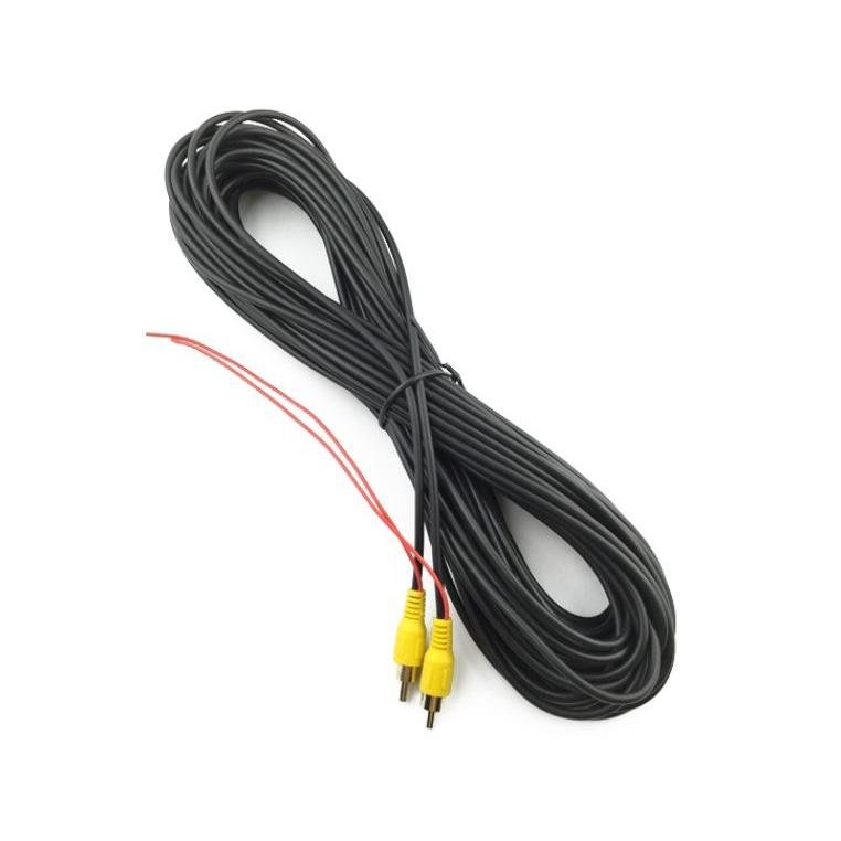 RCA 映像コード 映像延長ケーブル 長さ：6ｍ モニターとバックカメラ接続ケーブル 電源配線付き |  | 03