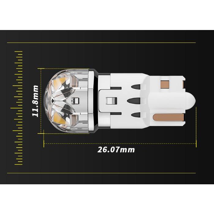 T10 LED バルブ 5面 (1) t10 3030チップ 5led ポジション ナンバー灯｜binetto｜03