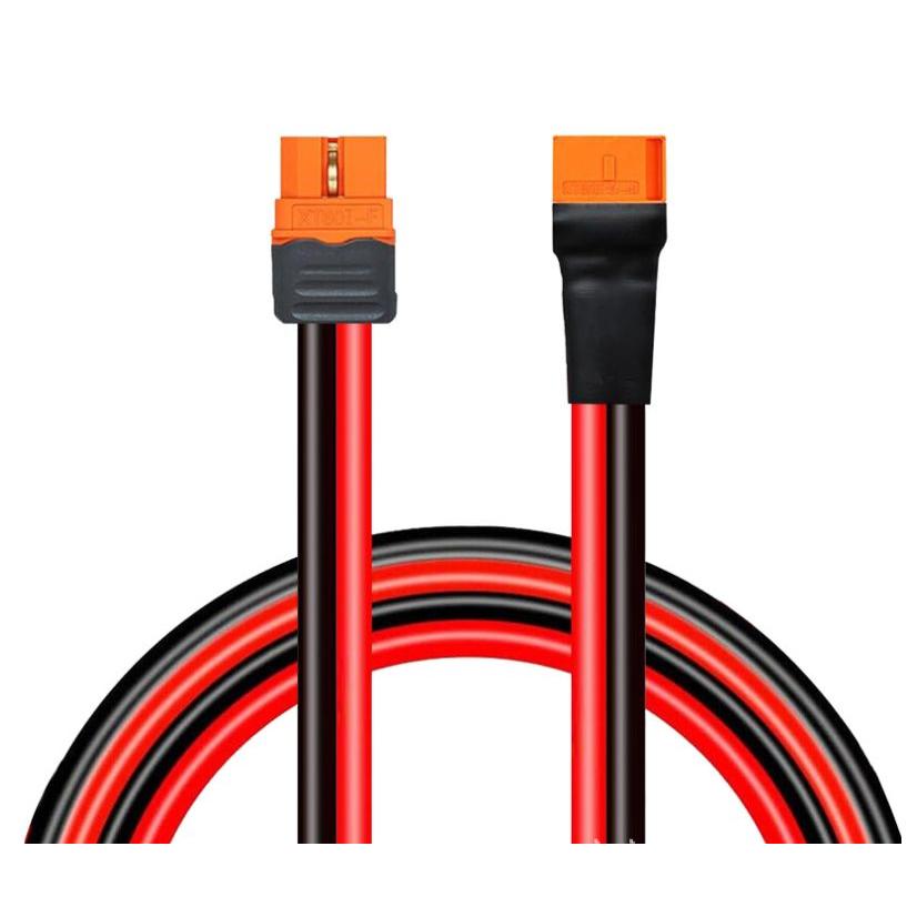 XT60i 延長ケーブル 12AWG 約366cm XT60IPW-M ⇔ XT60I-F オス メス 3ピン対応 センス端子マイナス（−） ソーラー充電 | RIZ PLUS | 04