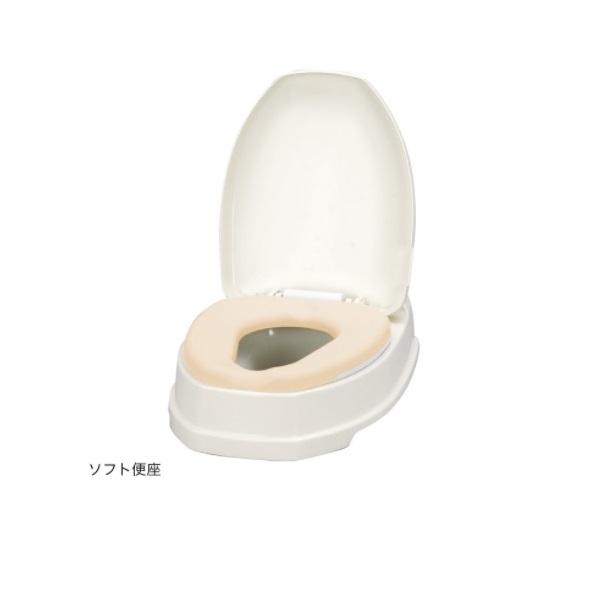 アロン化成 安寿 安寿 サニタリエース OD 両用式 / 871-018 ソフト便座タイプ 補高＃8の画像
