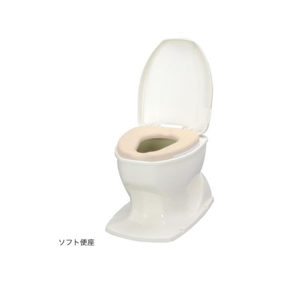 アロン化成 安寿 サニタリエース OD 据置式 / 871-125 暖房便座タイプ 補高＃の画像