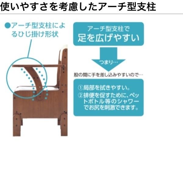 アロン化成 安寿 家具調トイレ コンパクト / 533-670 標準便座