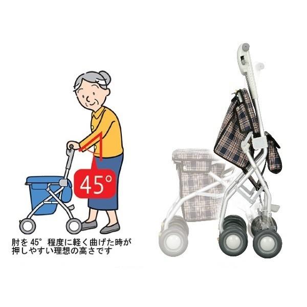 アロン化成 安寿 サンフィールショッピング / 532-342 青チェック