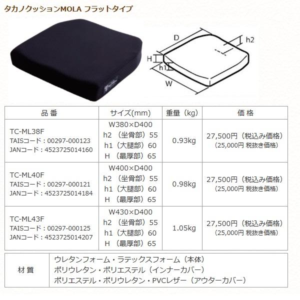 タカノ タカノクッションMOLA　コンタータイプ / TC-ML43C　43cm幅_14