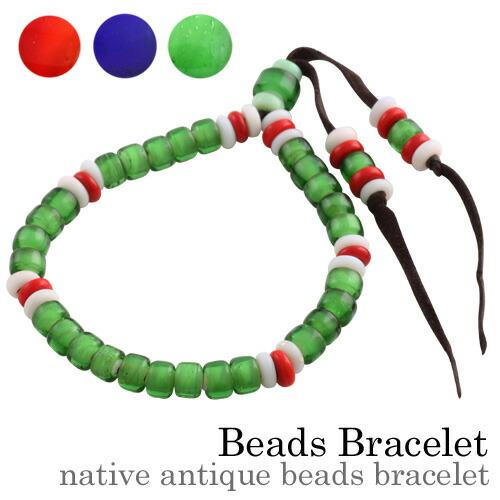 ネイティブアンティークビーズブレスレット メンズ アンティークグリーン インディアンジュエリー系 Bab 0008 Gr シルバーアクセサリーbinich 通販 Yahoo ショッピング
