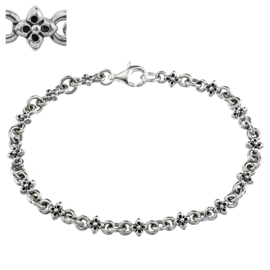 フラワー クロス チェーン ブレスレット メンズ シルバー925 アクセサリー Bab 1105 シルバーアクセサリーbinich 通販 Yahoo ショッピング