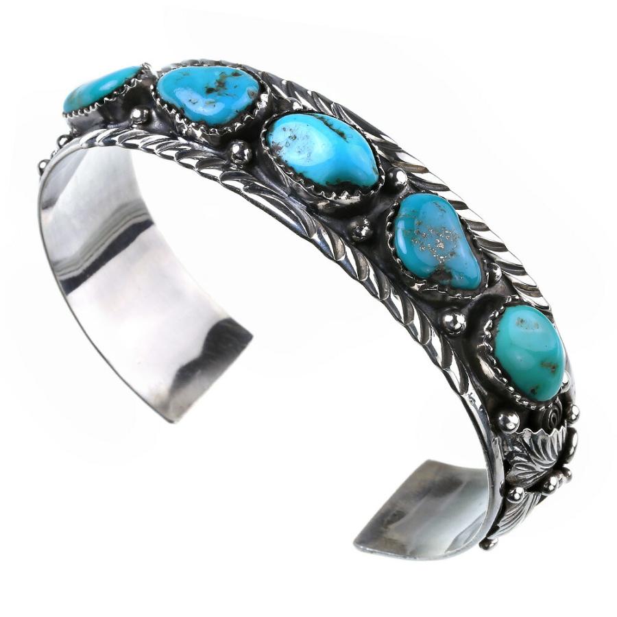 クインテットターコイズバングル シルバー925 アクセサリー ターコイズ ブレスレット メンズ ネイティブ インディアンジュエリー系 ナバホ族 Bab 18 シルバーアクセサリーbinich 通販 Yahoo ショッピング