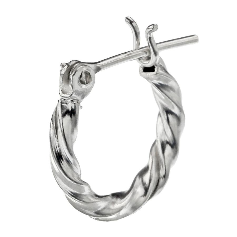 シンプル スクリュー フープピアス メンズ リングピアス シルバー925 アクセサリー 輪っか 片耳用 1個売り Bae 3802 シルバーアクセサリーbinich 通販 Yahoo ショッピング