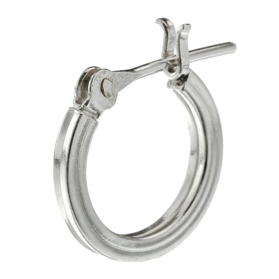 プレーン ライン フープピアス メンズ リングピアス シルバー925 アクセサリー 輪っか 片耳用 1個売り Bae 3804 シルバーアクセサリーbinich 通販 Yahoo ショッピング