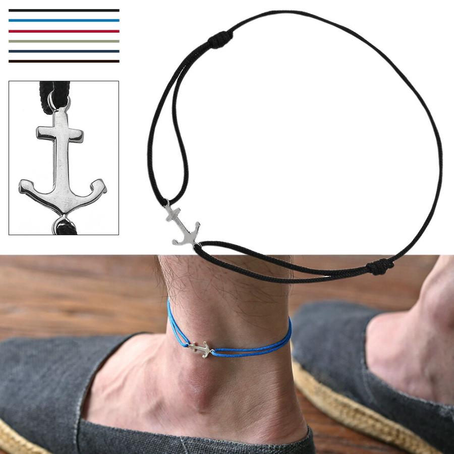 全6色 アンカー チャーム カラー コード アンクレット 細め シンプル シルバー925 アクセサリー メンズ レディース Baetc 0918 シルバーアクセサリーbinich 通販 Yahoo ショッピング