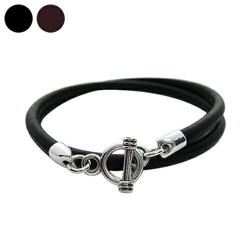 ダブルtfレザーブレスレット シルバー925 アクセサリー メンズ 革 Balb 0102 シルバーアクセサリーbinich 通販 Yahoo ショッピング