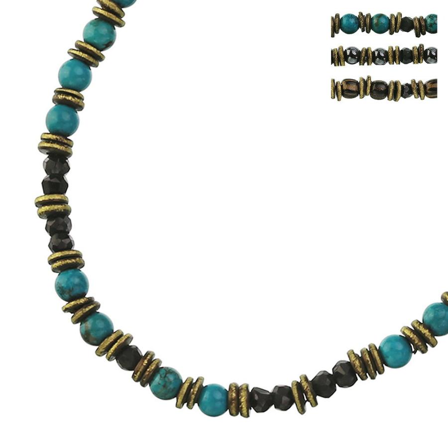 全3種 ブラック スピネル ビーズ ネックレス メンズ ターコイズ ヘマタイト ウッドビーズ Ban 2801 シルバーアクセサリーbinich 通販 Yahoo ショッピング