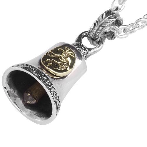 Binich（ビニッチ） ココペリベルネックレス メンズ シルバー925 鈴 音