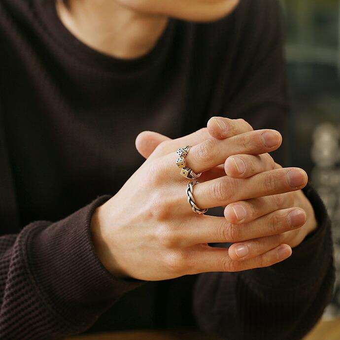 トリプル ダイス リング メンズ 指輪 メンズ シルバー925 アクセサリー サイコロ Bar 11n017 シルバーアクセサリーbinich 通販 Yahoo ショッピング