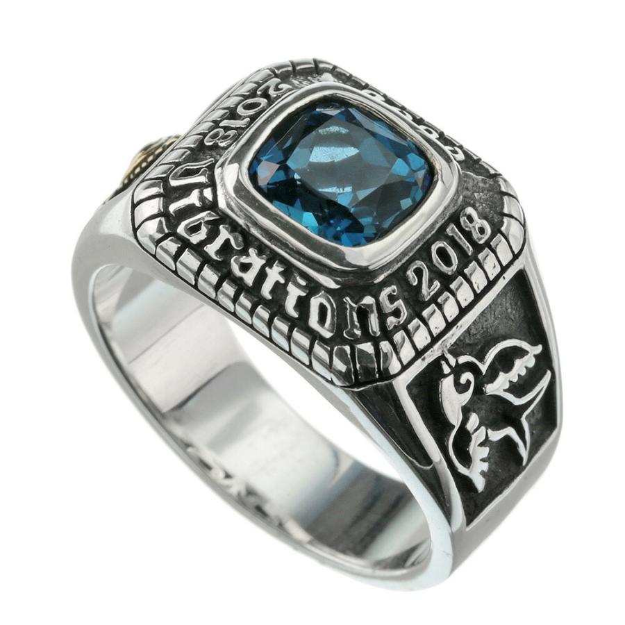 プロビデンスアイ スワロー カレッジリング メンズ 指輪 メンズ