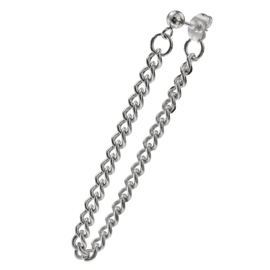 ピアス メンズ ステンレス チェーン ドロップ ピアス アクセサリー チェーンピアス ロングピアス シンプル たれさがり 片耳用 1個売り Basse 5309 シルバーアクセサリーbinich 通販 Yahoo ショッピング