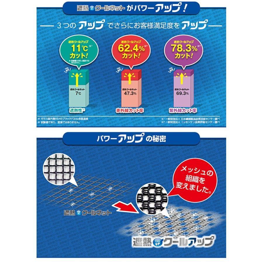 セキスイ 遮熱クールアップ 6枚セット （100×200cm） 面ファスナー付き