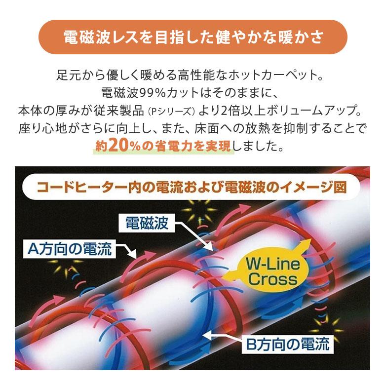 クーポン発行中 ゼンケン 電磁波99%カット 電気ホットカーペット 2025年リニューアル 1畳用カバーセット モカブラウン ZC-10SM 電気カーペット メーカー直送_3