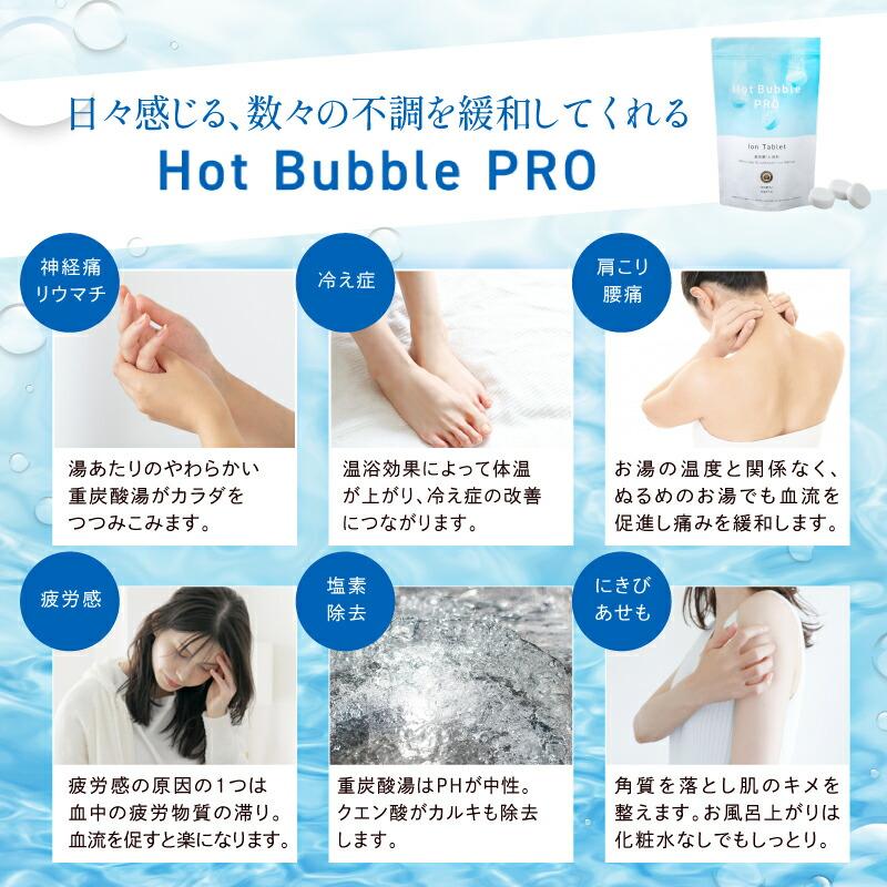 クーポン発行中 2個セット 薬用重炭酸ホットバブルプロ 90錠 入浴剤 重