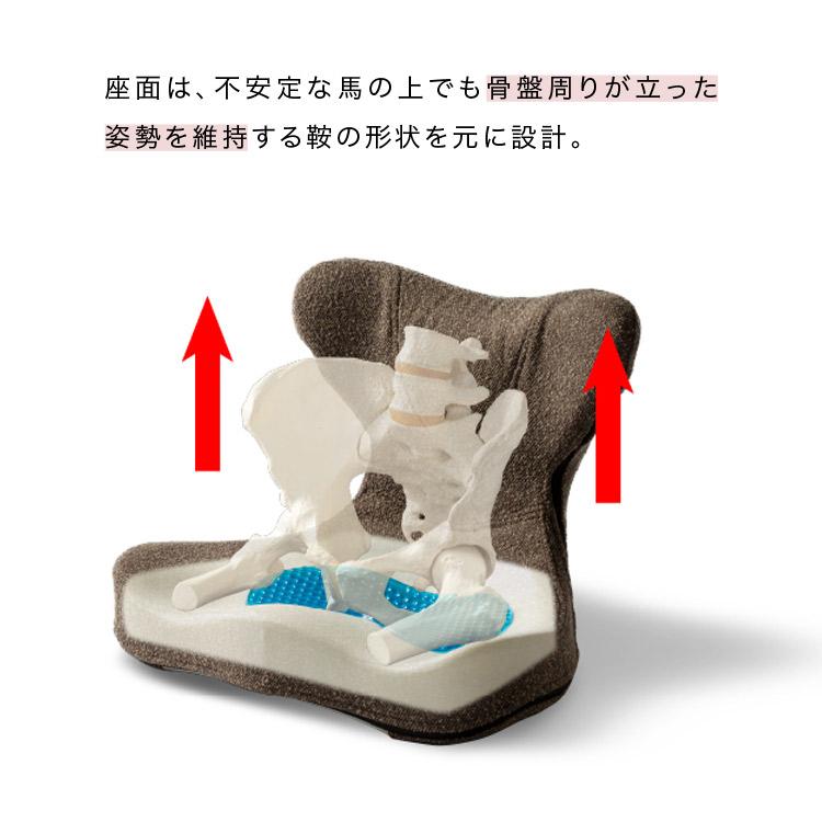 クーポン発行中 馬具マットプレミアムアドバンス プロイデア PROIDEA 姿勢矯正 美姿勢 腰椎サポート 馬具 鞍  座椅子 椅子 ソファ 日本製 メーカー直送の画像