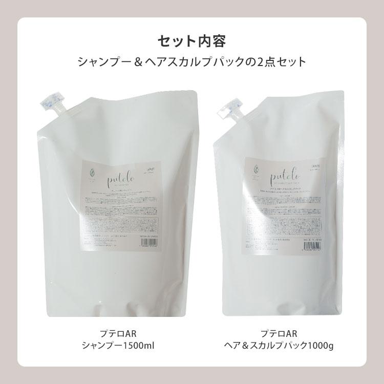 プテロ ARヘア＆スカルプパック 1000g プテロ AR ヘア＆スカルプパック 1000g 詰め替え【全商品最安値