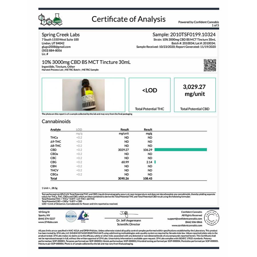 クーポン発行中 NATURECAN 10％ CBDオイル 30ml CBD 3000mg 高濃度
