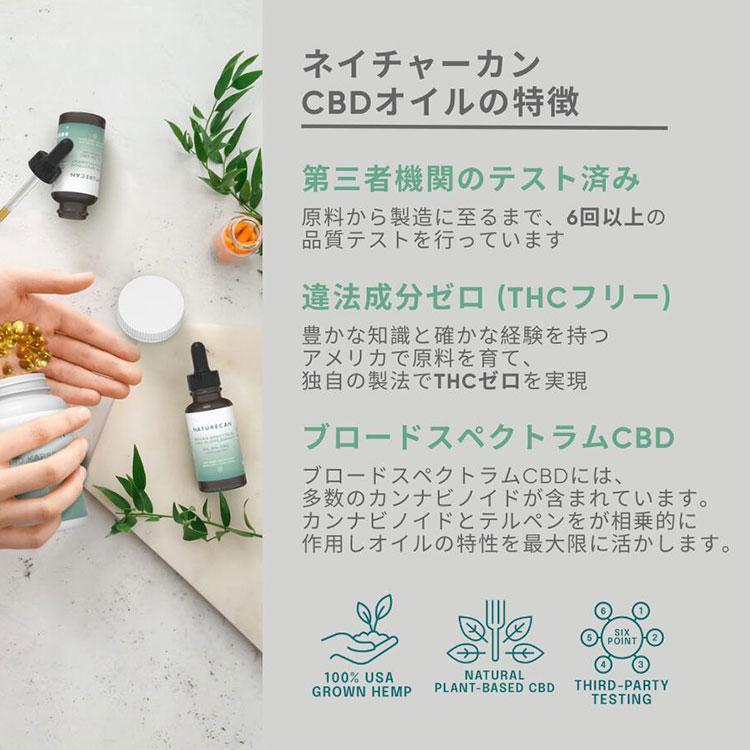 20％OFFクーポン NATURECAN 20％ CBDオイル 10ml CBD 2000mg 高