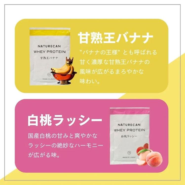 NATURECAN ホエイプロテイン WPC アソートパック 10包入り 5種×各2包