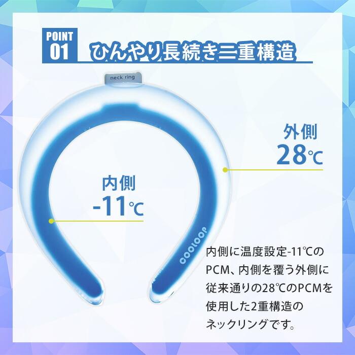 COGIT（コジット） COOLOOP ネックリング ダブル 冷凍タイプ