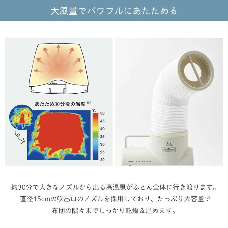 BRUNO ふとん＆衣類　ドライヤーエレファン BOE116 グレージュ Amazon | BRUNO ブルーノ ふとん乾燥機 ダニ 衣類乾燥 ふとん&衣類