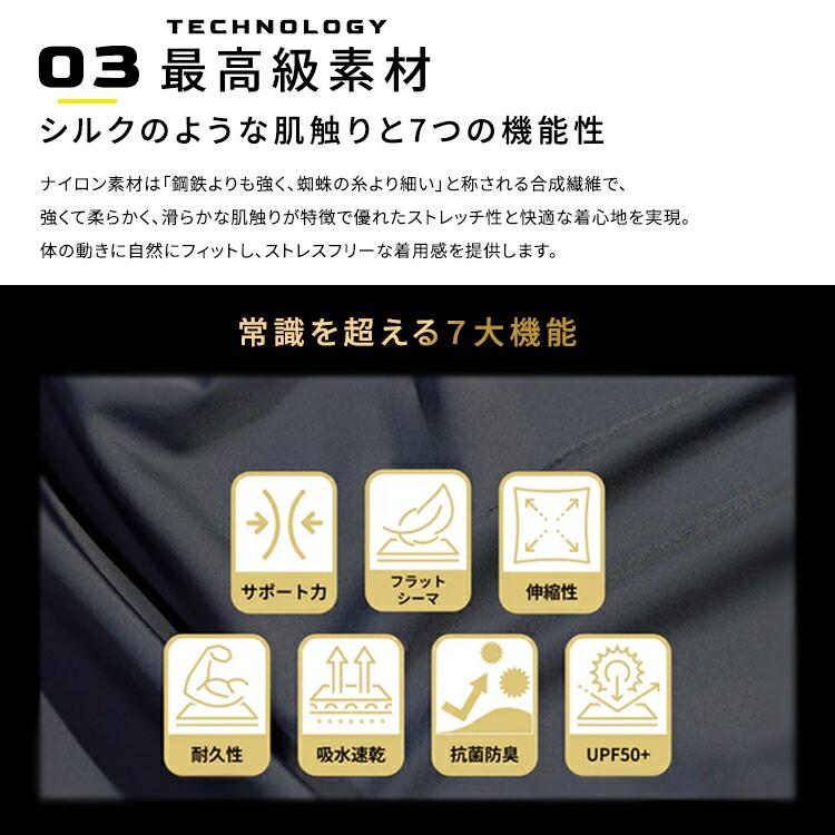 クーポン発行中 MIRAKIRU ロングスリーブ STANDARD Lサイズ LLサイズ リライブ加工 テーピング加工 パフォーマンス向上 一般医療機器 赤外線効果 UVカットの画像