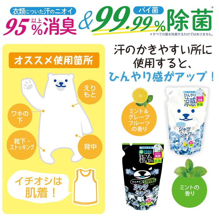 ときわ商会 ひんやりシャツシャワー R＆ストロング つめかえ用 1個875